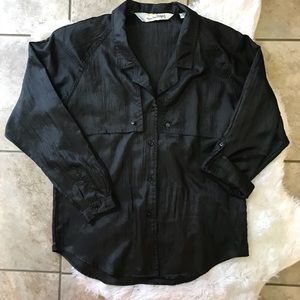 🌟Diane Von Furstenberg DVF Vintage Black Button Up